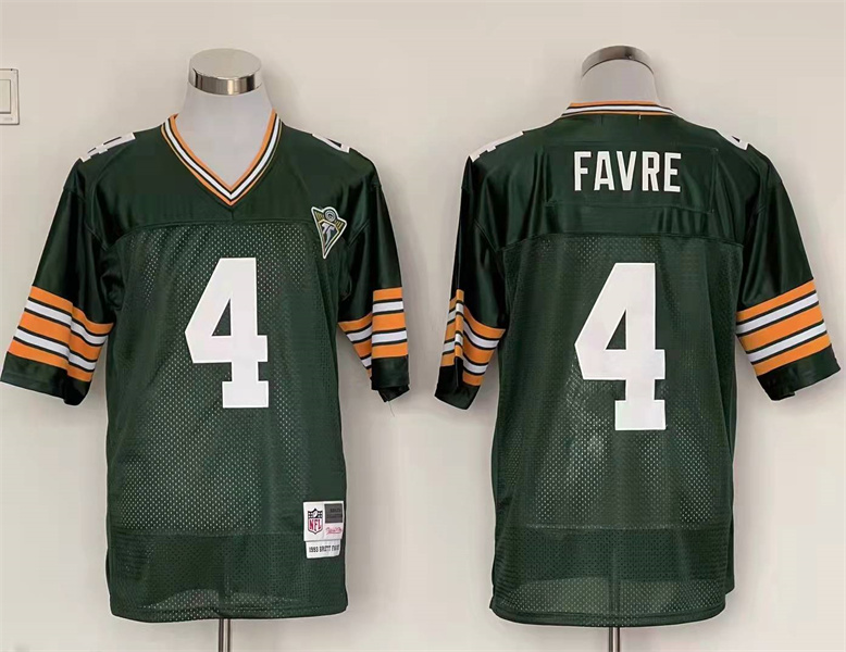 Men's Green Bay Packers Brett Favre Mitchell & Ness Green Legacy Jersey